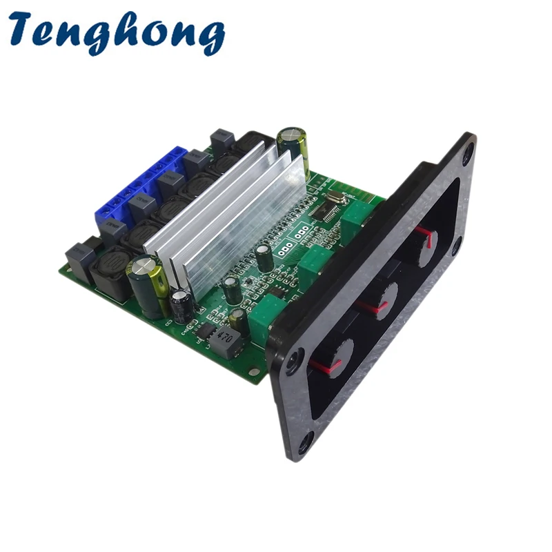 Tenghong 1 шт. TPA3156D2 Bluetooth 5,0 усилители сабвуфера 2,1 плата усилителя мощности звука 2*70 Вт + 40 Вт панель усилителя звука