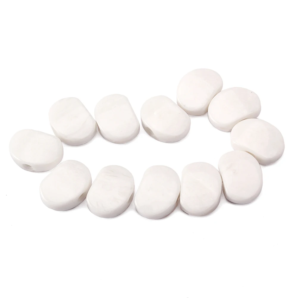 

6 pcs String Tuning Pegs Replacement Acrylic Button Guitar Machine Heads 22.5Mm For Acoustic Electric Guitar Sealed Tuners