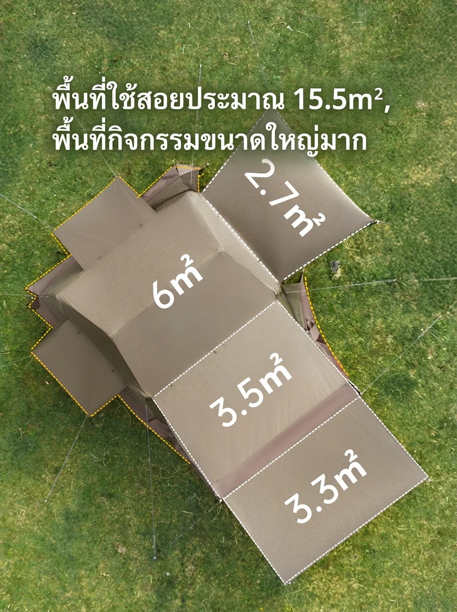 เต็นท์แคมป์ปิ้ง อุปกรณ์เดินป่า NatureHike พกพา Quick-Opening รุ่นเรือธง 6.0 ราคา 14,472 บาท*ส่งฟรี