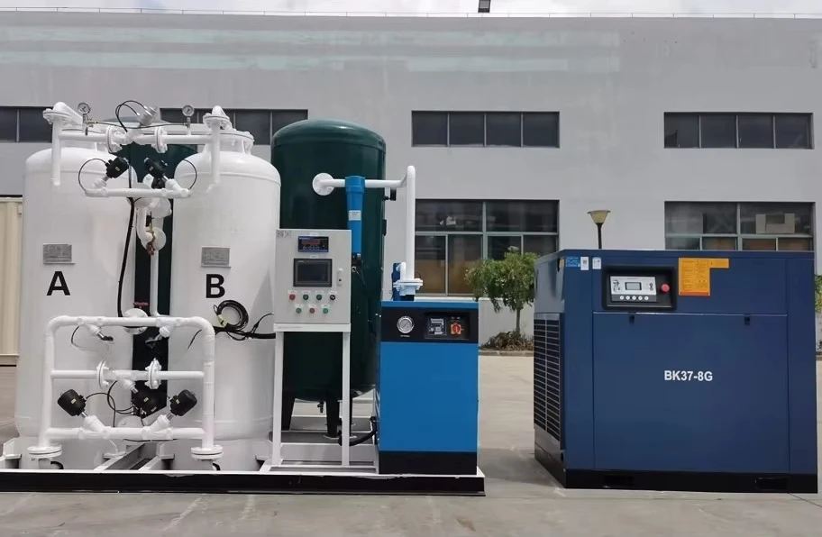 High Pressure Oil Free Air Compressor with Oxygen Booster Industrial Grade Equipment for Medical and Manufacturing Applications