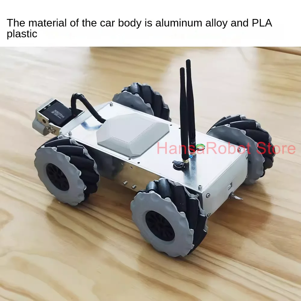 Wireless Reconnaissance Pipeline Detection Robot Car Chassis HD Image Transmission 200m Remote Control Mecanum Wheel Car