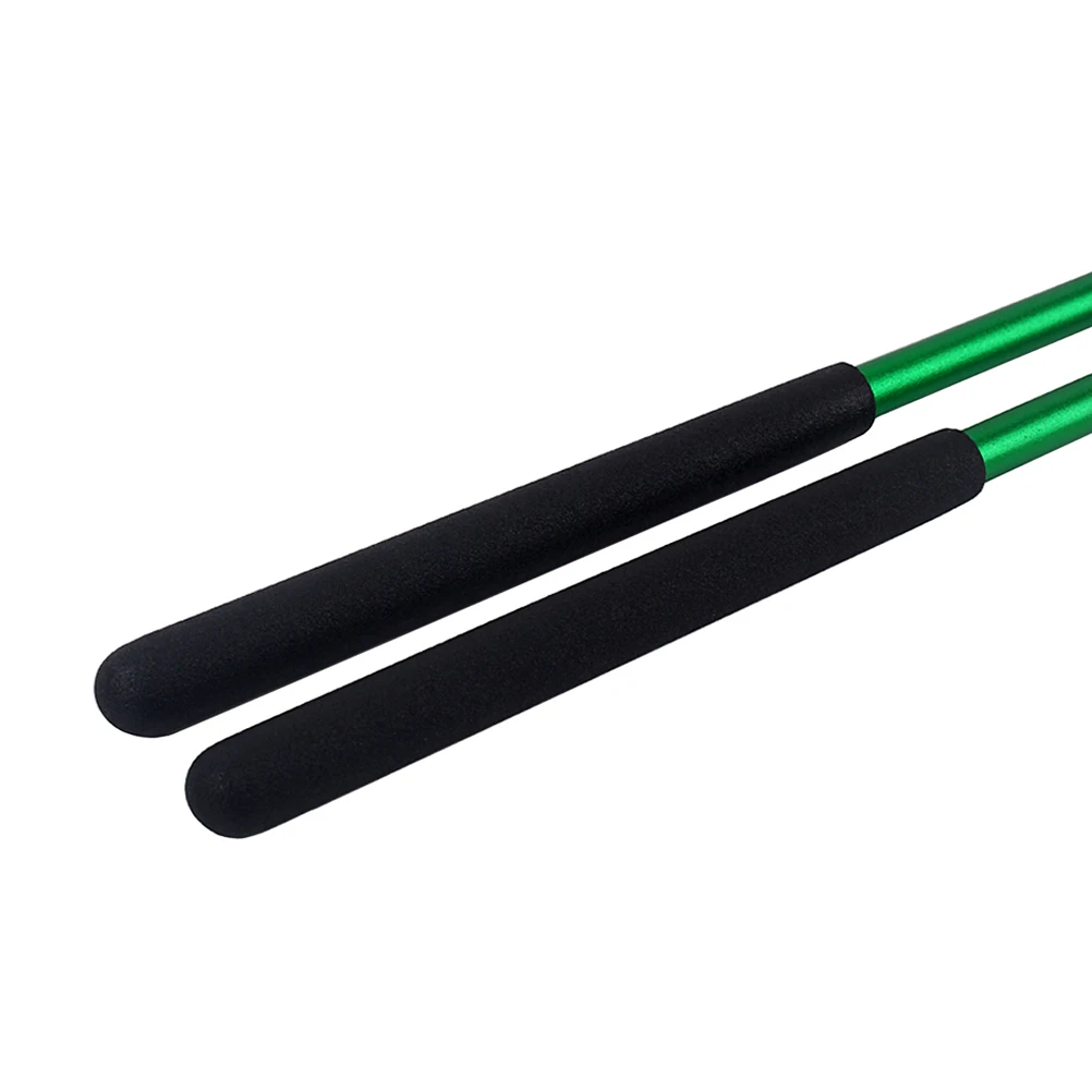 

1 Pair Aluminum Alloy Drum Sticks Anti-Rust Durable For Drummer Practice Drum Pad Exercise Accessories Green W120 Beginner