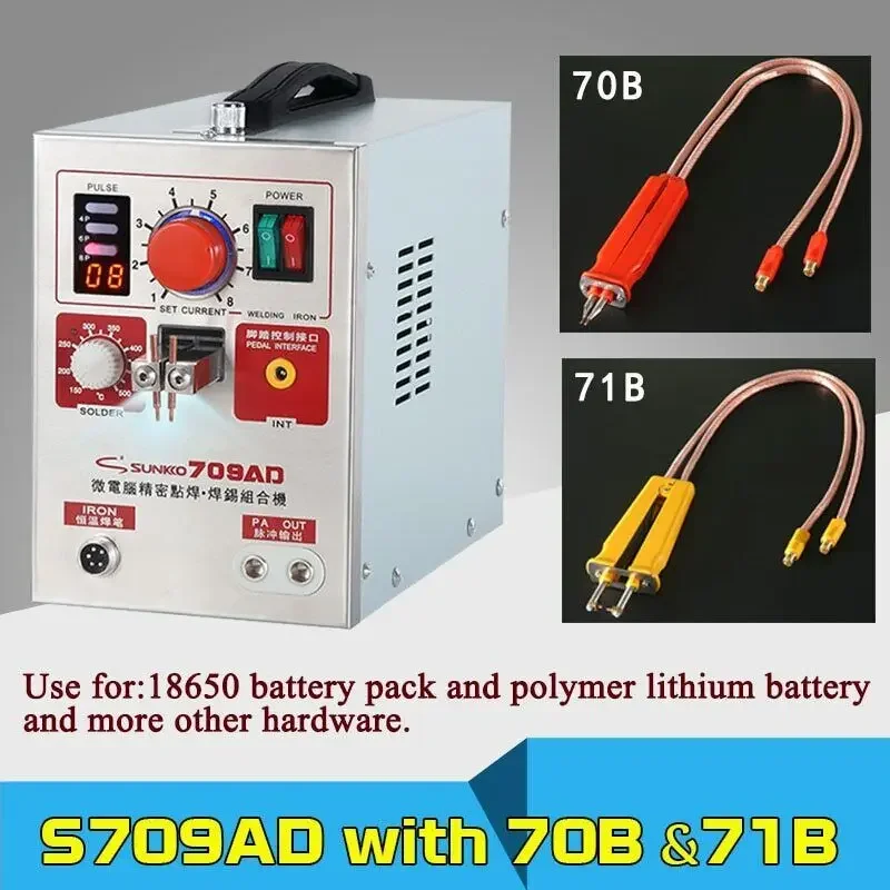 Spot Welder 110V 220V with Pulse Display Automatic Cooling System Spot Welders