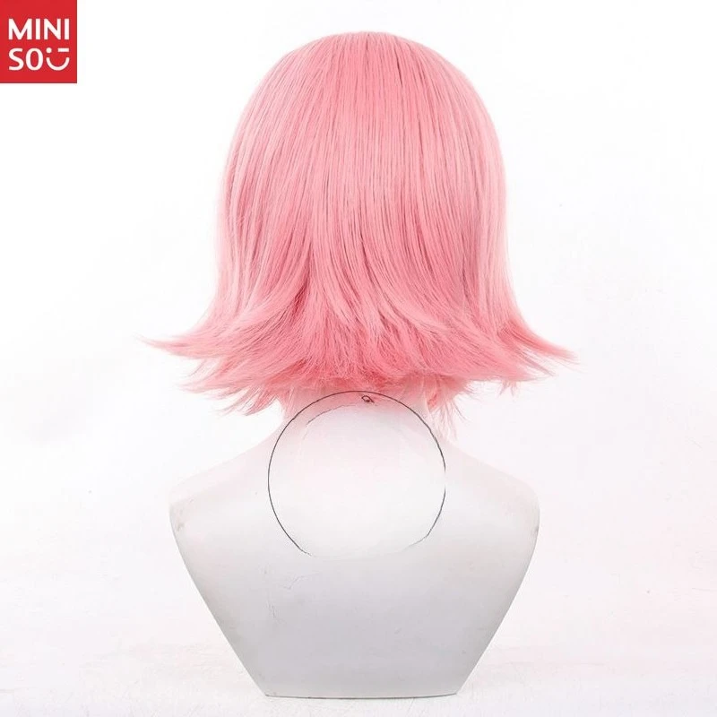 

Высококачественный парик для косплея Наруто Харуно Сакура Розовый Боб - парик для костюма аниме-парика с натуральными волосами