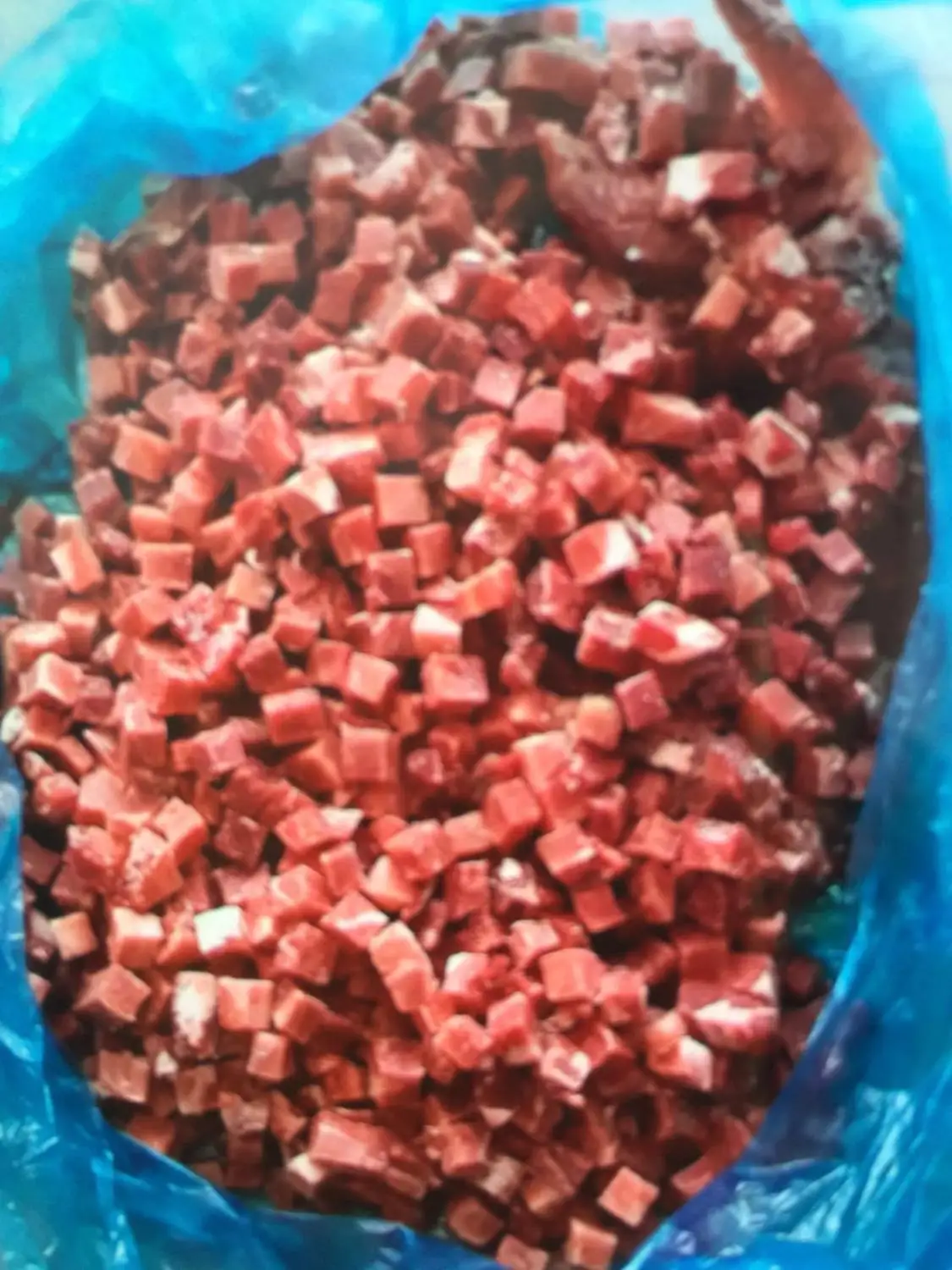 300-400 kg/h máquina cortadora de dados de carne comercial máquina de corte em cubos de legumes para venda