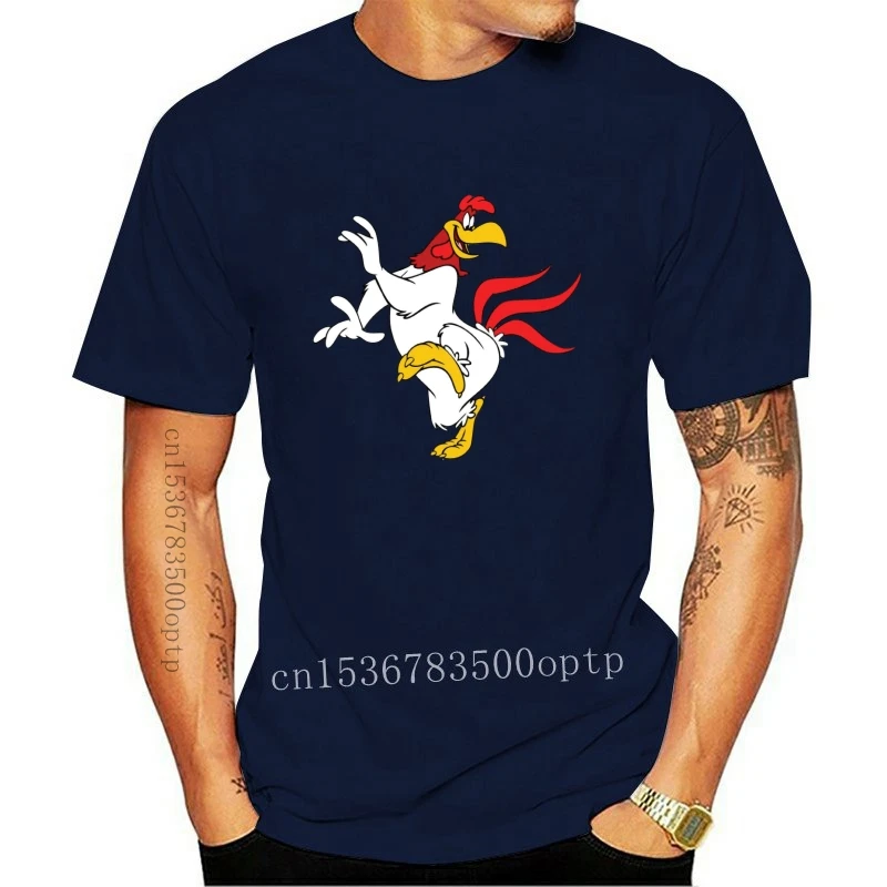 

Mens Clothes New Popular Foghorn Leghorn Series Men Black T Shirt Size S 4Xl