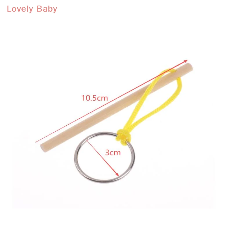 عصا الذكاء لتدريب الدماغ، عصا سحرية مع حبل وحلقة معدنية، لعبة ألغاز تعليمية، لعبة تدريب الدماغ للتطوير المعرفي