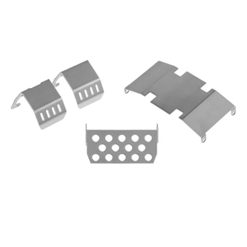 

AEF7-For Axial Scx10 II 90046 47 90059 60 Metal Chassis Armor Front Guard Plate Axle Guard Egg