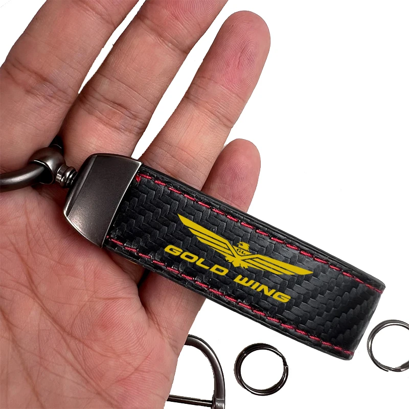 For Honda Gold Wing 1800 1500 1200 Goldwing GL1800 GL Motorcycle Keychain Holder Keyring Key Chains key rings Lanyard