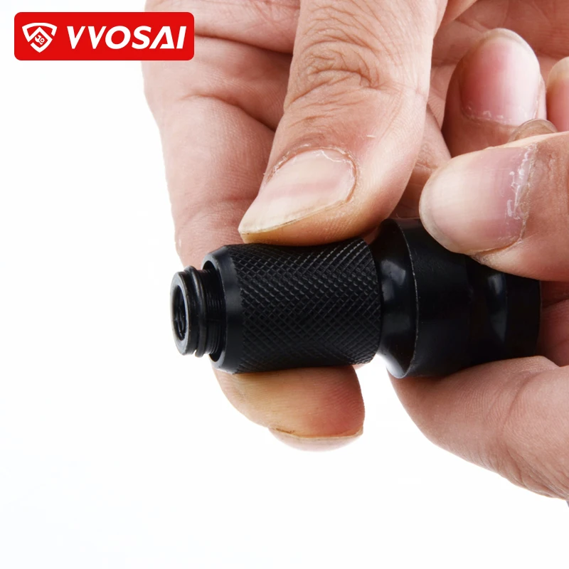 VVOSAI المفتاح الكهربائي تحويل مفك البراغي محول وجع 1/2 "(12.5 مللي متر) محول إلى 1/4" عرافة عرقوب