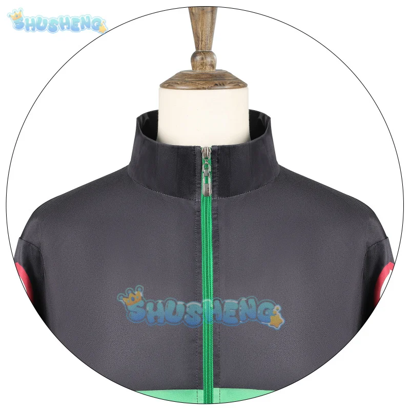 Anime sakamoto dias heisuke mashimo cosplay traje preto verde jaqueta calças festa de halloween para mulheres homens adereços carnaval