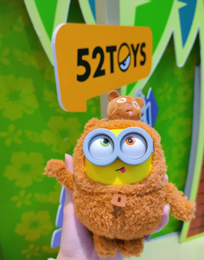 52TOYS Bob Tim Minions Best Friends Together Series Plush Keychain Blind Box Fashionable Toy Gift