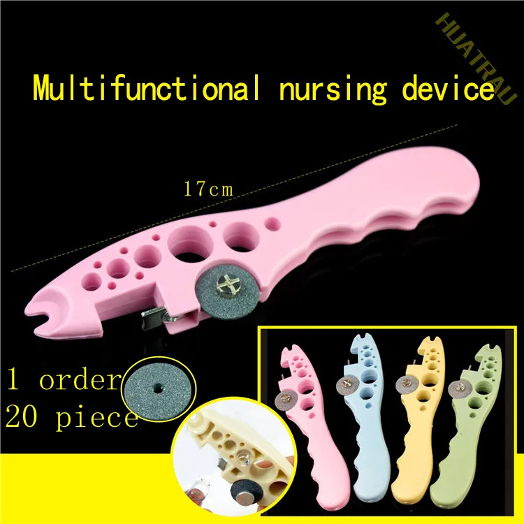 Portable Nurse bottle opener small helper grinding wheel slice glass pipe ampoule cutting scissor multifunctional tube Medical