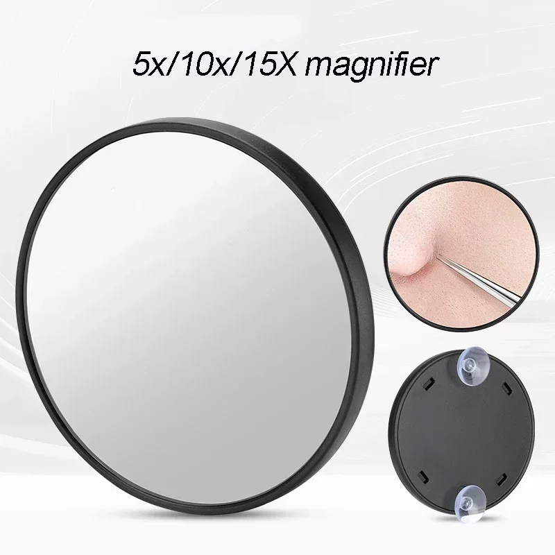 5/10/15X Hoge Vergroting Mee-eter Vergrootglas Make-Up Spiegel Vrouwelijke Nieuwe Zuignap Type Vergrootglas Draagbare Spiegel