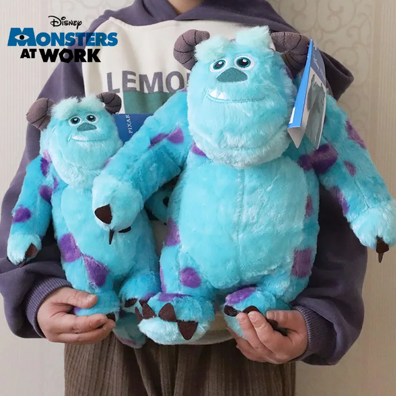 Kawaii Disney Sulley Monsters Inc Plush Toys Cute Pixar 23/30cm Stuffed Doll Anime Sullivan For Boy Birthday Gift For Girlfriend