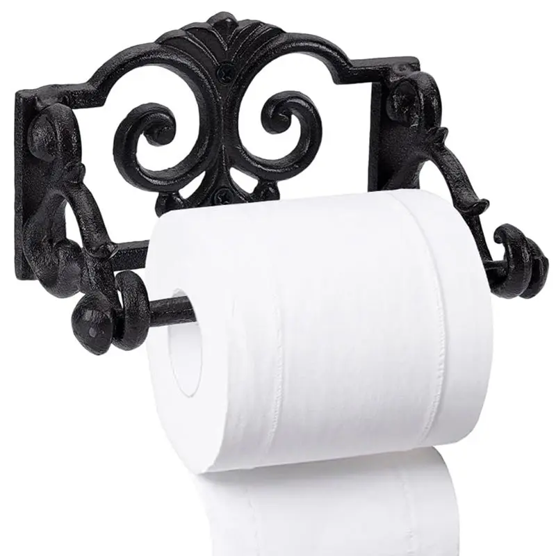

RMWIN-Towel Rack For Bathroom And Kitchen, Vintage Style Wall Mounted Toilet Paper Holder