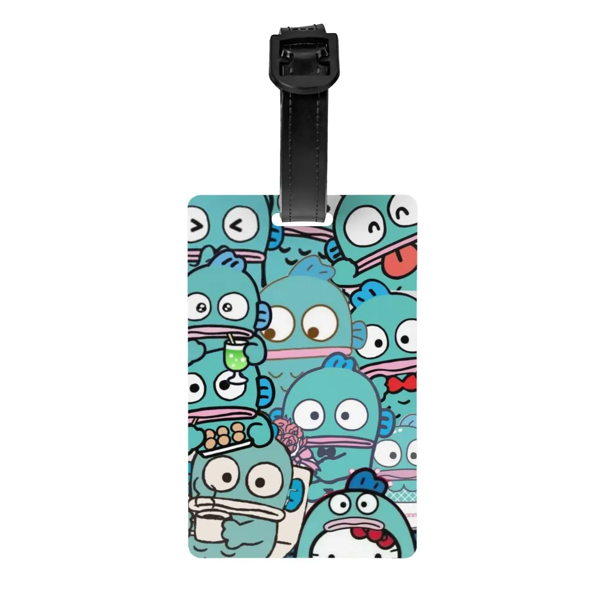 

Custom Hangyodon Luggage Tag Suitcase Baggage Privacy Cover ID Label