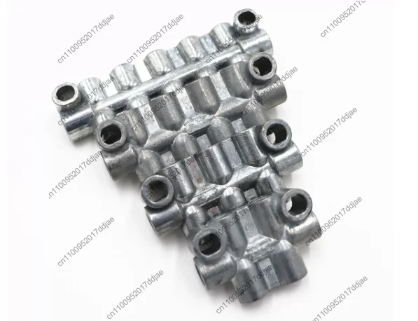 Ae type double-sided oil discharge oil circuit two-way distributor upper and lower branch machine tool oil distribution block