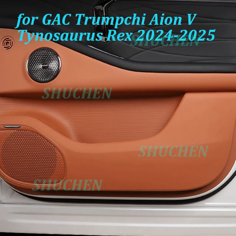 

Car Door Anti-kick Pad for GAC Trumpchi Aion V 2024-2025 Leather Sticker Scratch Proof Protector Cover Interior Accessories