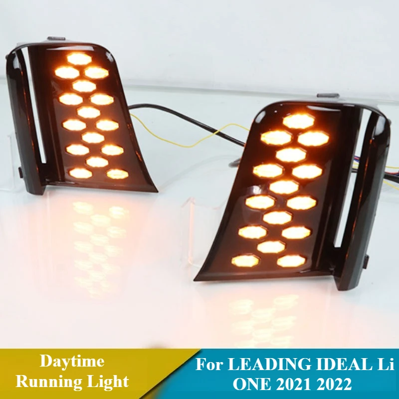 ل الرائدة مثالية لي واحد 2021 2022 Led النهار تشغيل ضوء الجبهة الضباب مصباح DRL ديناميكية بدوره إشارة ليلة الأزرق أضواء القيادة