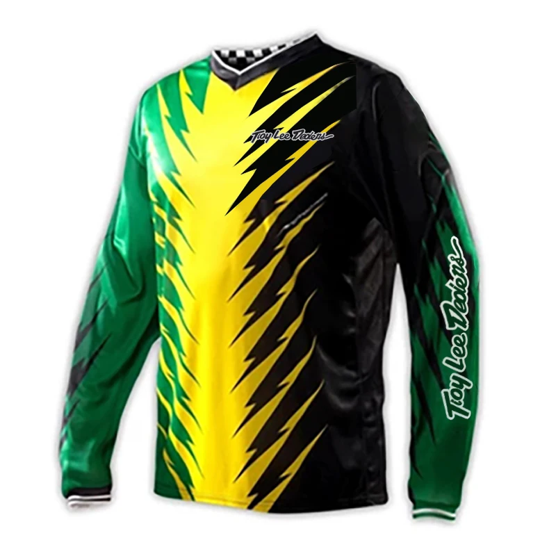 Skeleton Motocross Classic Downhill Jersey, Mountain Bike, Moto Rcycle, MX Off-Road Bike, Personality, Free Shipping