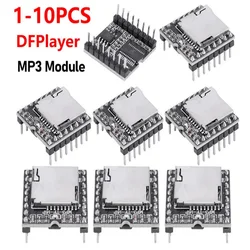 DFPlayer Mini MP3 Player Module TF Card U Disk Mini MP3 DF Player Audio Voice Module IO/Serial Port/AD MP3-TF-16P for Arduino