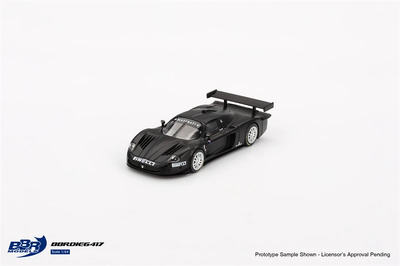 BBR 1:64 MC12 اختبار المنافسة Fiorano 2004 سيارة موديل Diecast باللون الأسود #2