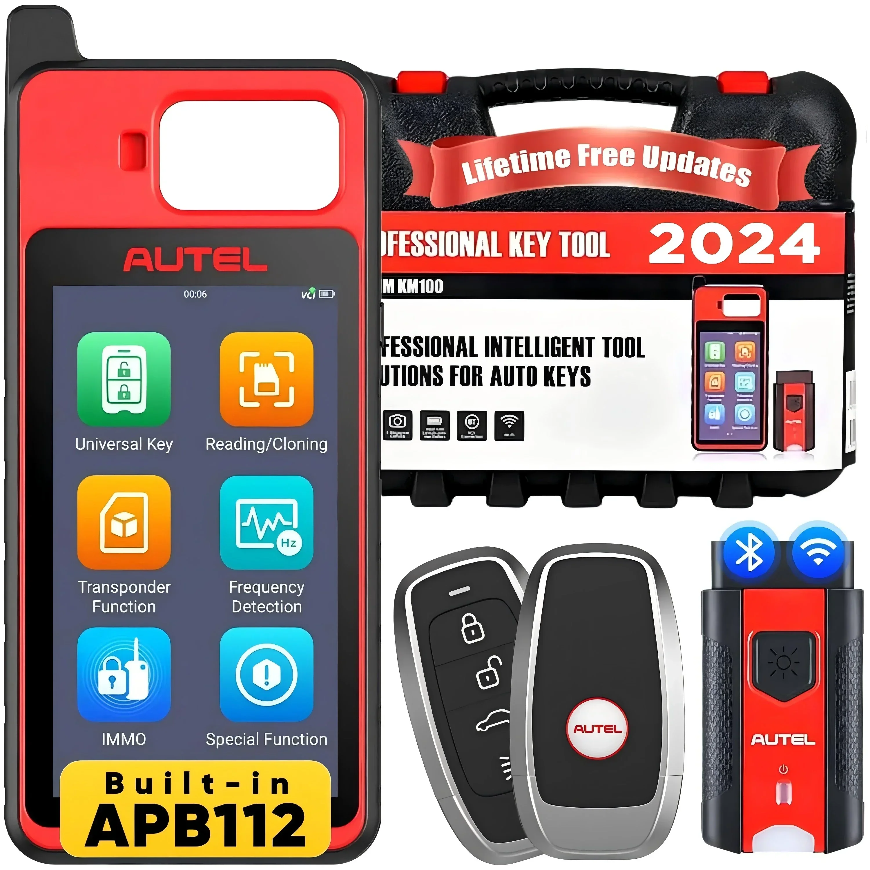 Autel MaxiIM KM100 IMMO Key Programmer Free Update No IP Restriction