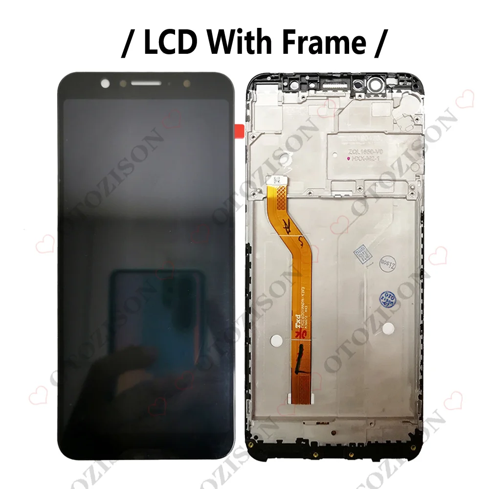 شاشة LCD مع إطار لـ ASUS Zenfone Max Pro M1 LCD ZB601KL ZB602KL X00TD شاشة عرض LCD تعمل باللمس مجموعة المحولات الرقمية 5.99"