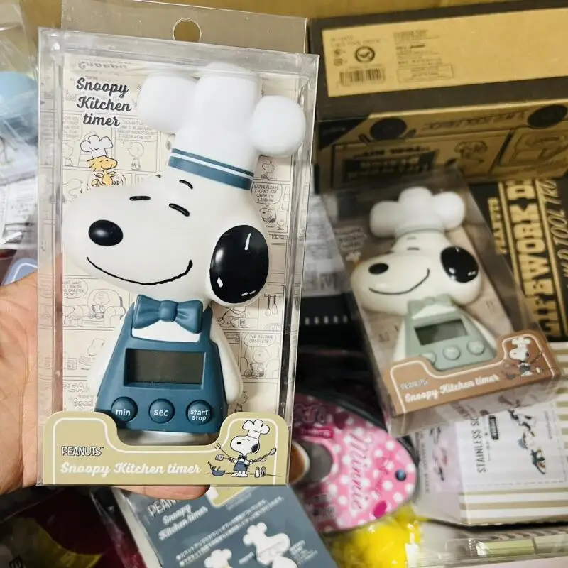 سنوبي المطبخ الموقت Kawaii الكرتون اليابانية الأصلية سنوبي يمكن استخدامها كملصق الثلاجة لهدايا عيد ميلاد الأطفال