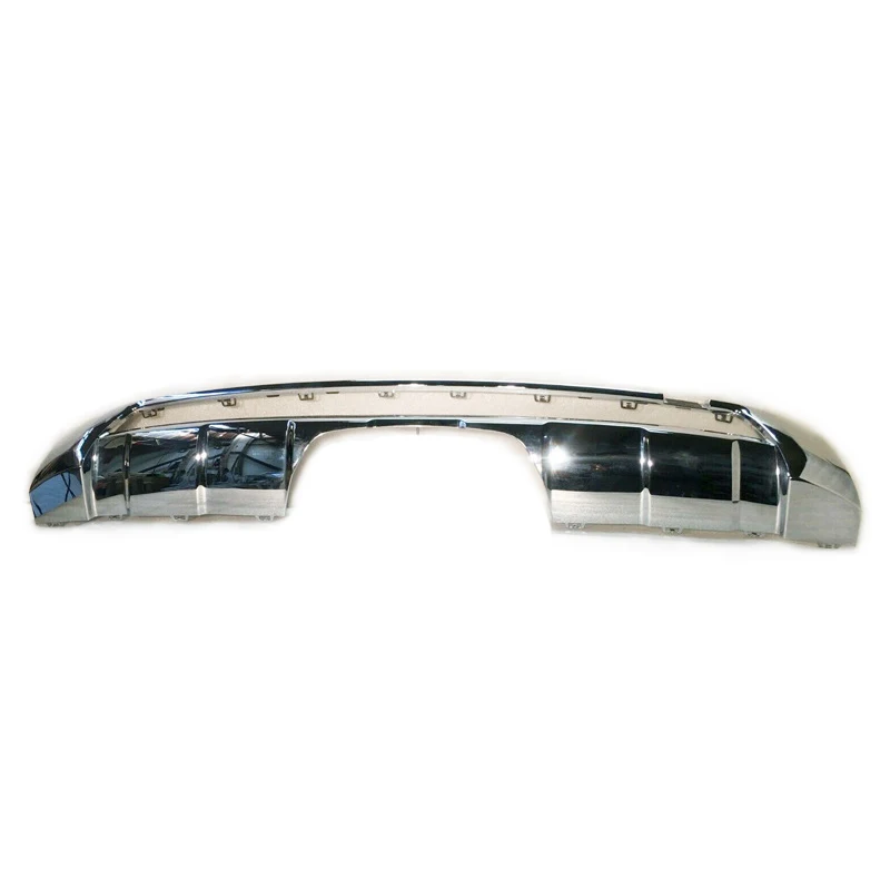 A1668804340 Rear Bumper Chrome Trim Chromium Styling Spoiler Diffuser For Mercedes Benz ML W166 ML300 ML350 ML400 ML320 ML550