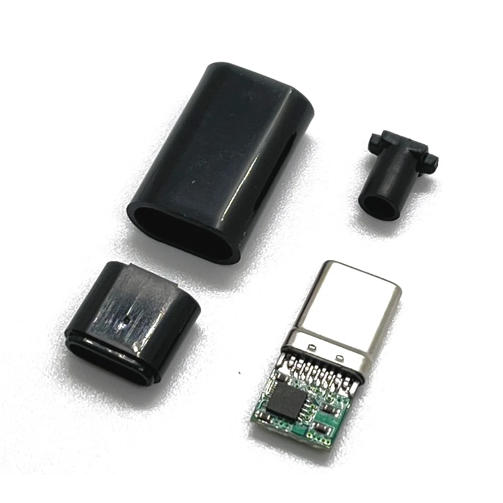 16Pin USB Type-C PD/QC 9V 12V 15V 20V male plug Decoy Board Fast Charge module PD 2 3.0 DC trigger cable QC4 charge connector