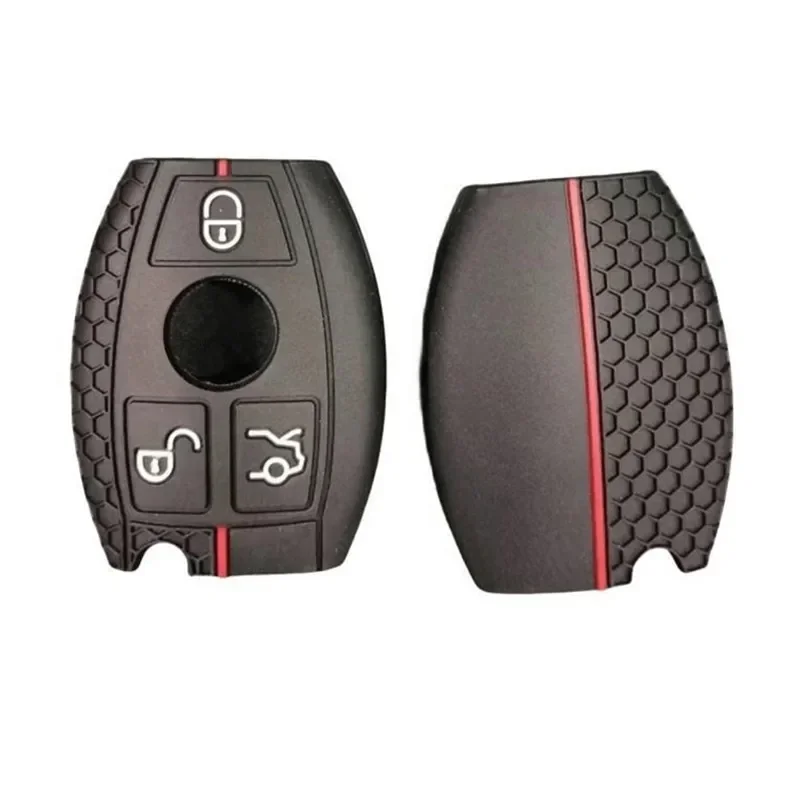 Silicone Car Samrt Key Fob Case Cover For Mercedes for Benz A B C E S G Class W204 W205 W212 W213 W176 W177 GLC CLA AMG Parts