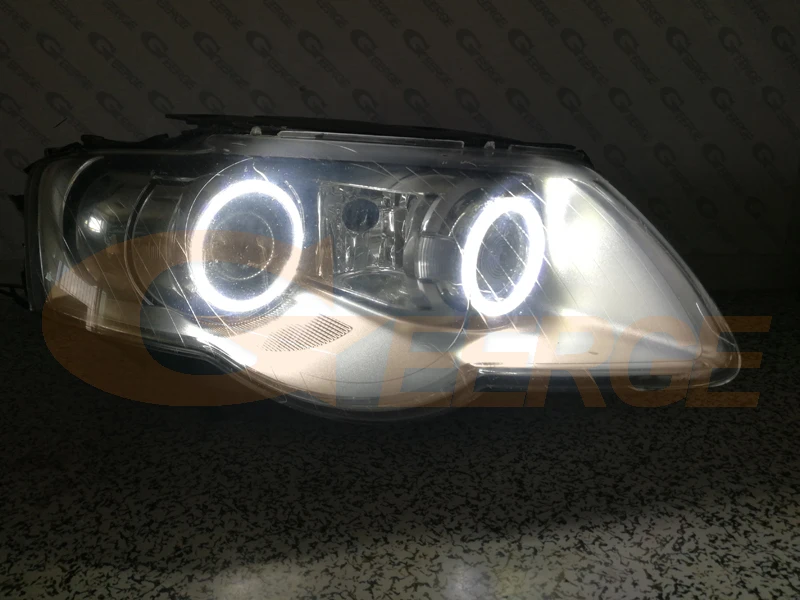 For Volkswagen VW Passat B6 Magotan 2005-2010 Ultra Bright Day Light Turn Signal SMD LED Angel Eyes Halo Rings Car Accessories