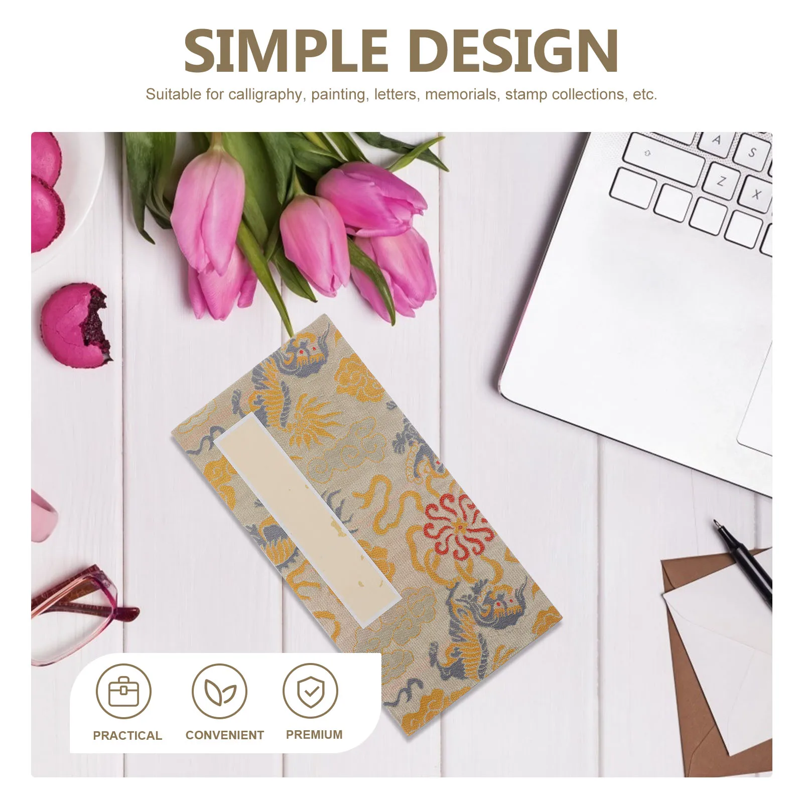 

Blank Xuan Paper Book Foldable Calligraphy Writing Drawing Painting Sheets for Chinese Art Practice Vintage Style Multi-Function