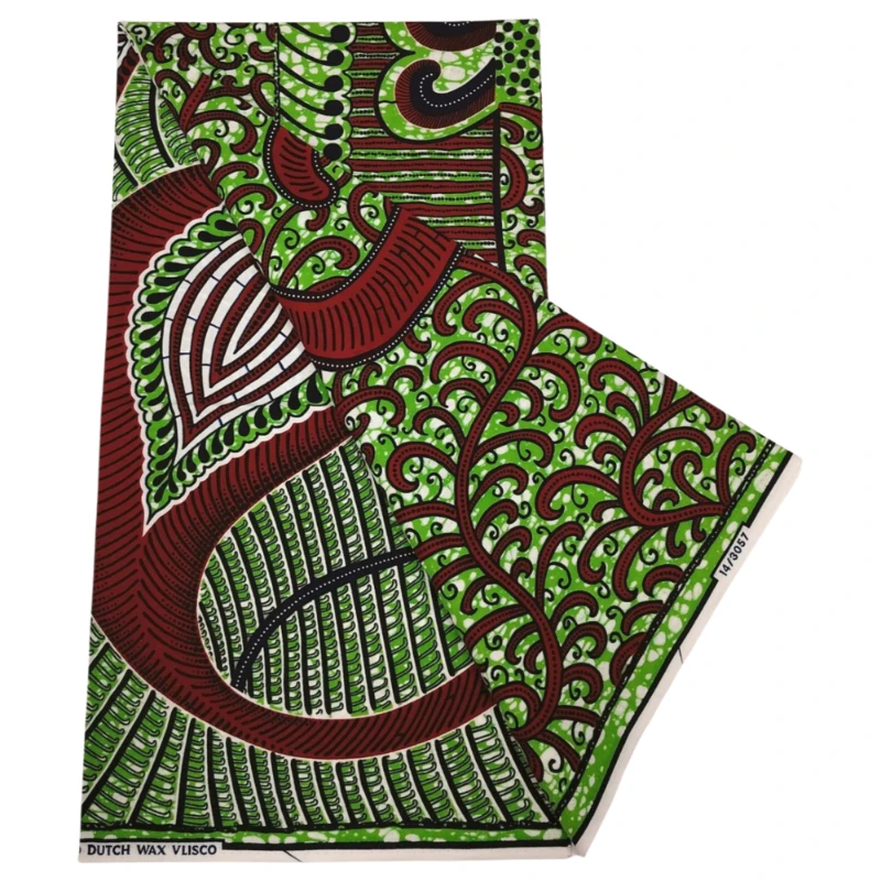 

6 Yards Holland Wax Nigeria Fabric Latest Style Ankara African Real Wax Prints High Quality Traditional Dutch Wax Cloth for Clot