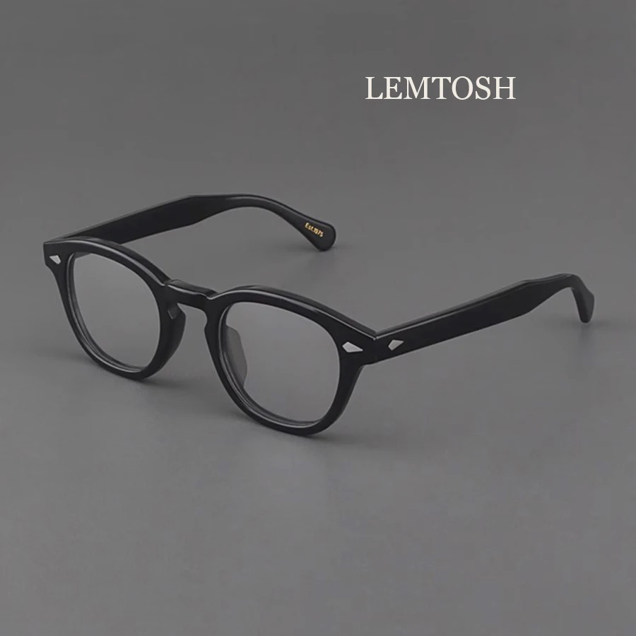 Men's Spectacle Frame Style Glasses Clear Lens Brand Designer Computer Women Retro Acetate Frame Eyeglasses