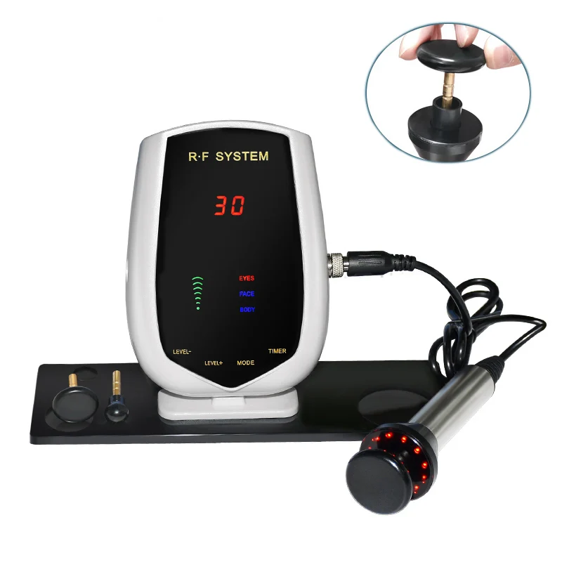 New 448 Khz -Aging Face Lifting Device Hand Held Red Light LED Therapy Rejuvenation Machine