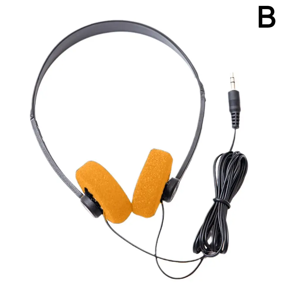 1pcs Underwire Headphone Music Mp3 Walkman Retro Feelings Sports Photo Fashion Small Wired Headphones Props Portable L9y1