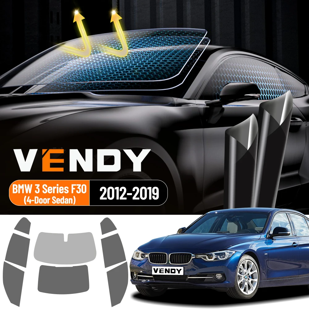 

For BMW 3 Series F30 2012-2019 4-Door Sedan Pre-Cut Car Window Tint Film Kit Solar Tinted Film Privacy,Heat & UV Protection
