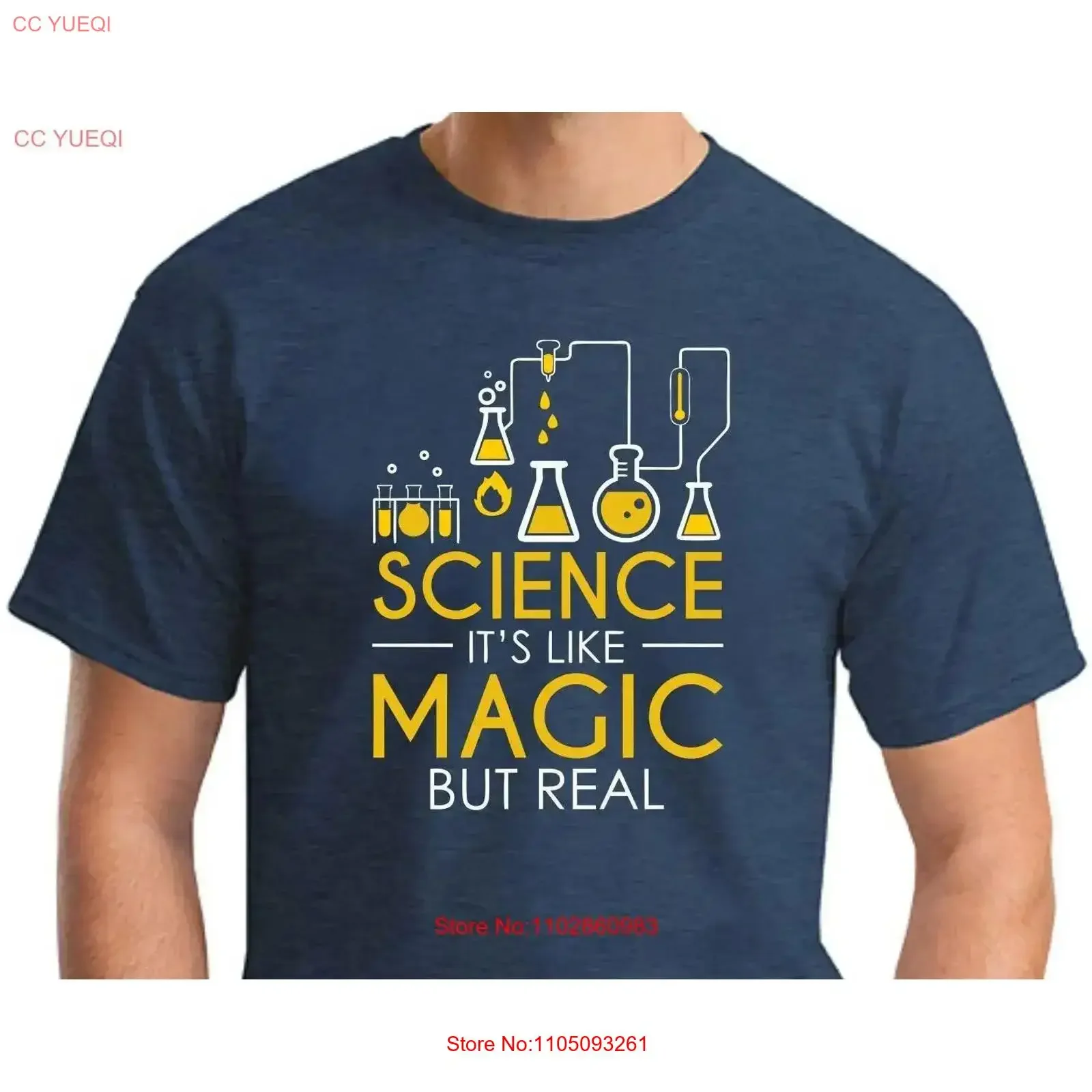 العلم يشبه السحر ولكن حقيقي تي شيرت الرجال الصغيرة 2XLarge خمر غسلها قليلا أوم أنيق تنوعا مصمم الملابس #1