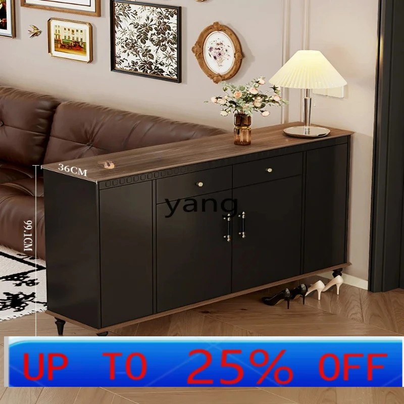 

LH medieval shoe cabinet large capacity multi-layer large door locker household entrance porch cabinet