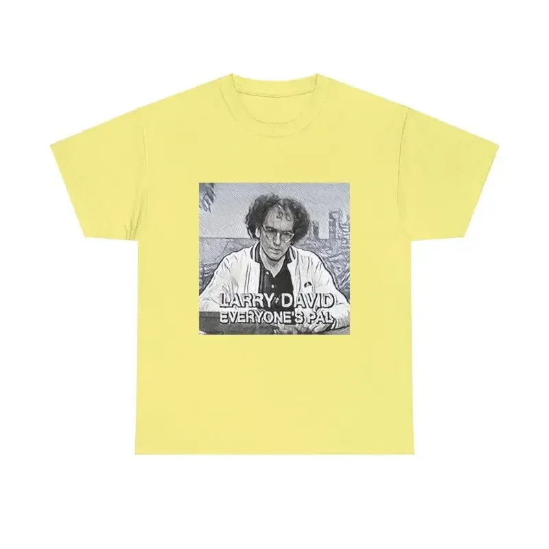 Larry David Everyone's Pal Print Heavy Cotton T Shirt