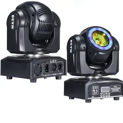 Led 60W Beam Moving Mini With 12LED SMD5050 RGB 3in1 Halo Effect 60w Led Wash Super Bright LED DJ Spot Light Dmx Control