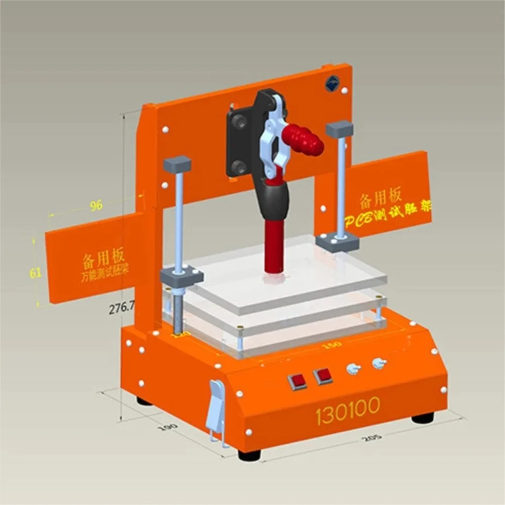 PCB Testing Jig PCBA Test Fixture Tool Universal Test Frame Bakelite Fixture Testing Rack Circuit Board Test Fixture Pin Plate