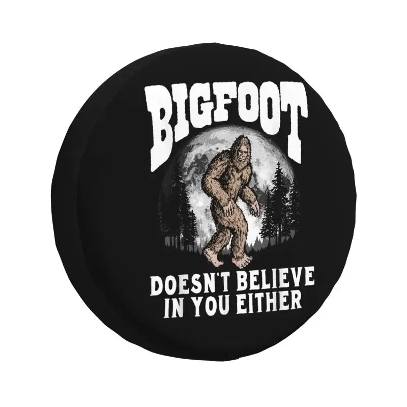 Bigfoot Doesnt Believe In You Either Spare Wheel Cover for Mitsubish 4WD RV Custom Tire Protector 14