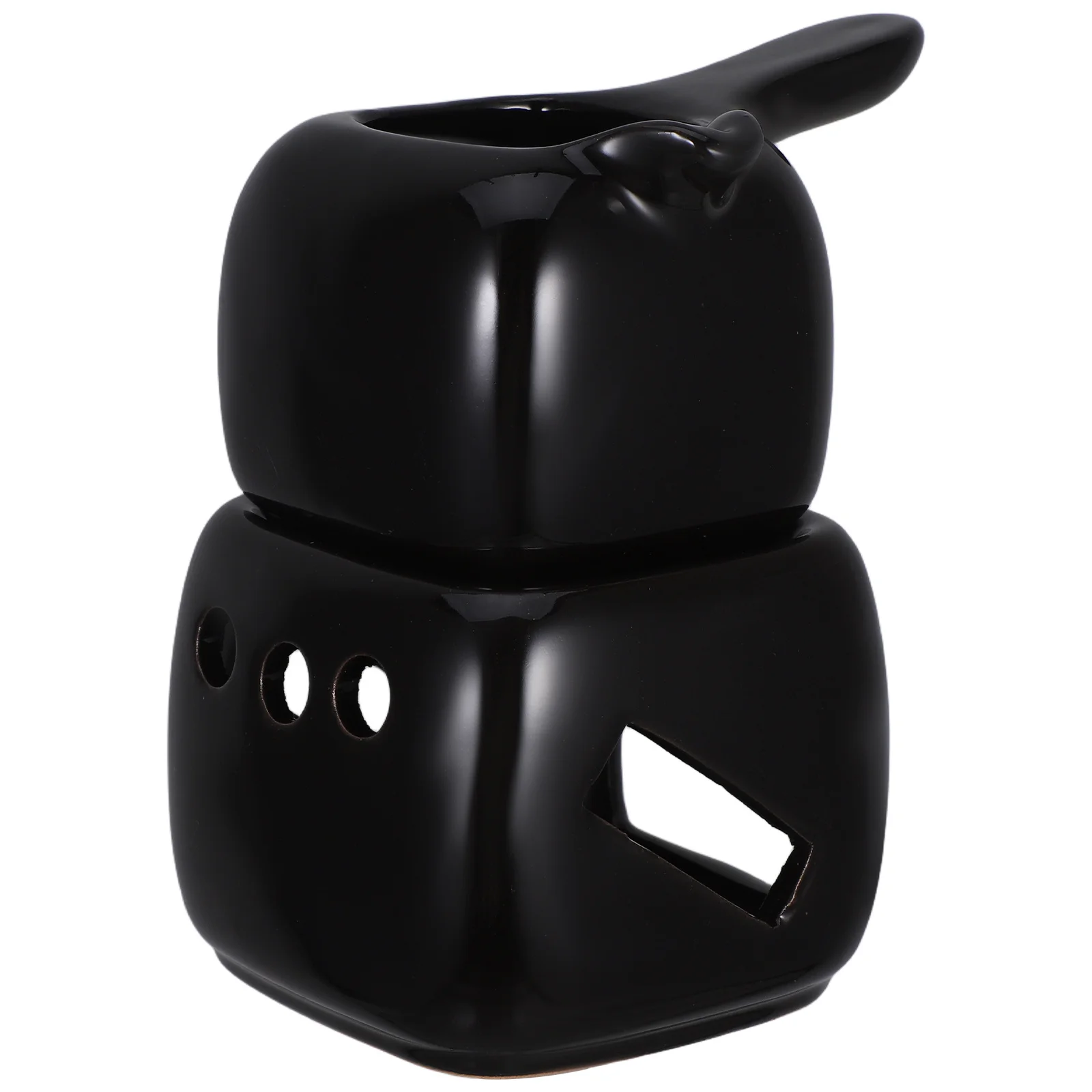 

Ceramic Chocolate Melting Cup Fondue Mug Compact Multi-Functional Kitchen Accessory Butter Melter Pot Chocolate Melter Pot