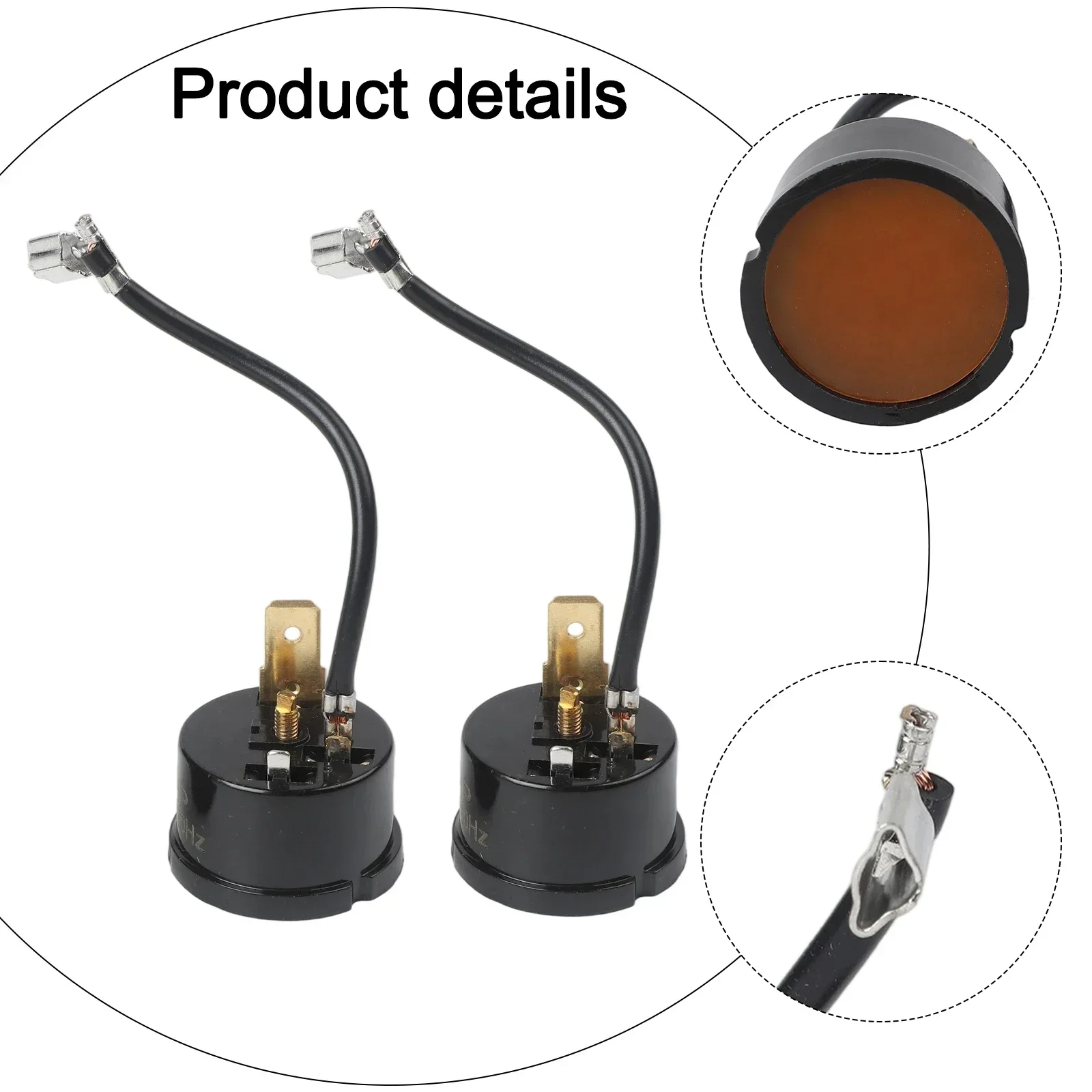Compressor Motor Protector 2HP 1500W Overload Protector HVAC Systems Pin Width 6.5mm Reliable Performance Safety Precautions