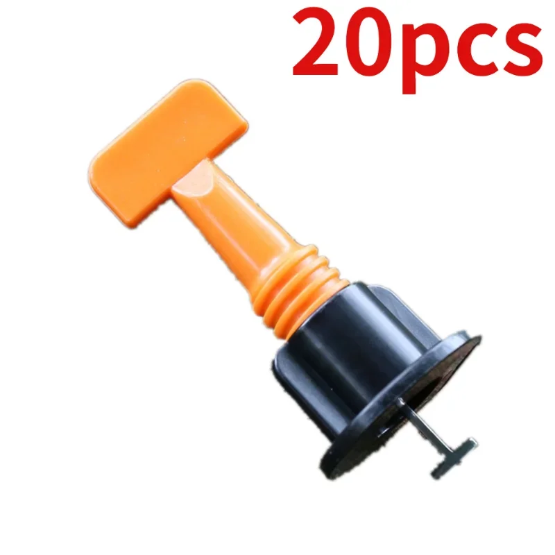 20pcs T-shaped Tile Equalizer Clip Locator Affixed To The Wall Tile Floor Tile Cross T Section Seam Card Leveling