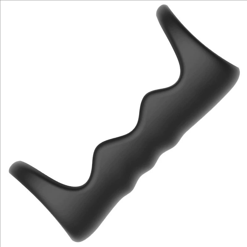 Male Penis Cock Rings Silicone Ruyi Rings Delay Ejaculation Sexy Erection Locked Sperm Rings Couple Lover Sex Toys For Men Black